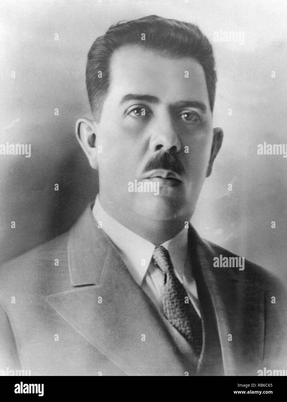 Lázaro Cárdenas del Río (1895 – 1970) general in the Constitutionalist Army during the Mexican Revolution and a statesman who served as President of Mexico between 1934 and 1940. Stock Photo