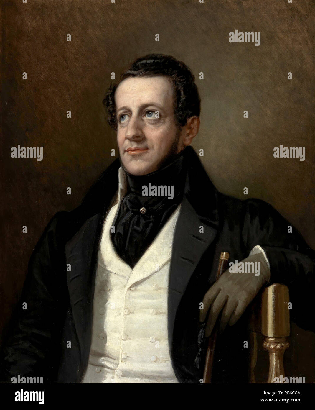 Don Ángel de Saavedra y Ramírez de Baquedano, 3rd Duke of Rivas (1791 – 1865), Spanish poet and politician Stock Photo