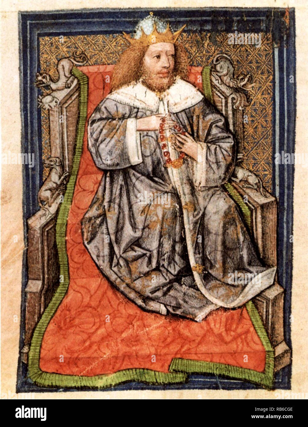 Albert VI (1418 – 1463), Duke of Austria from 1424,  Archduke in 1453. Stock Photo