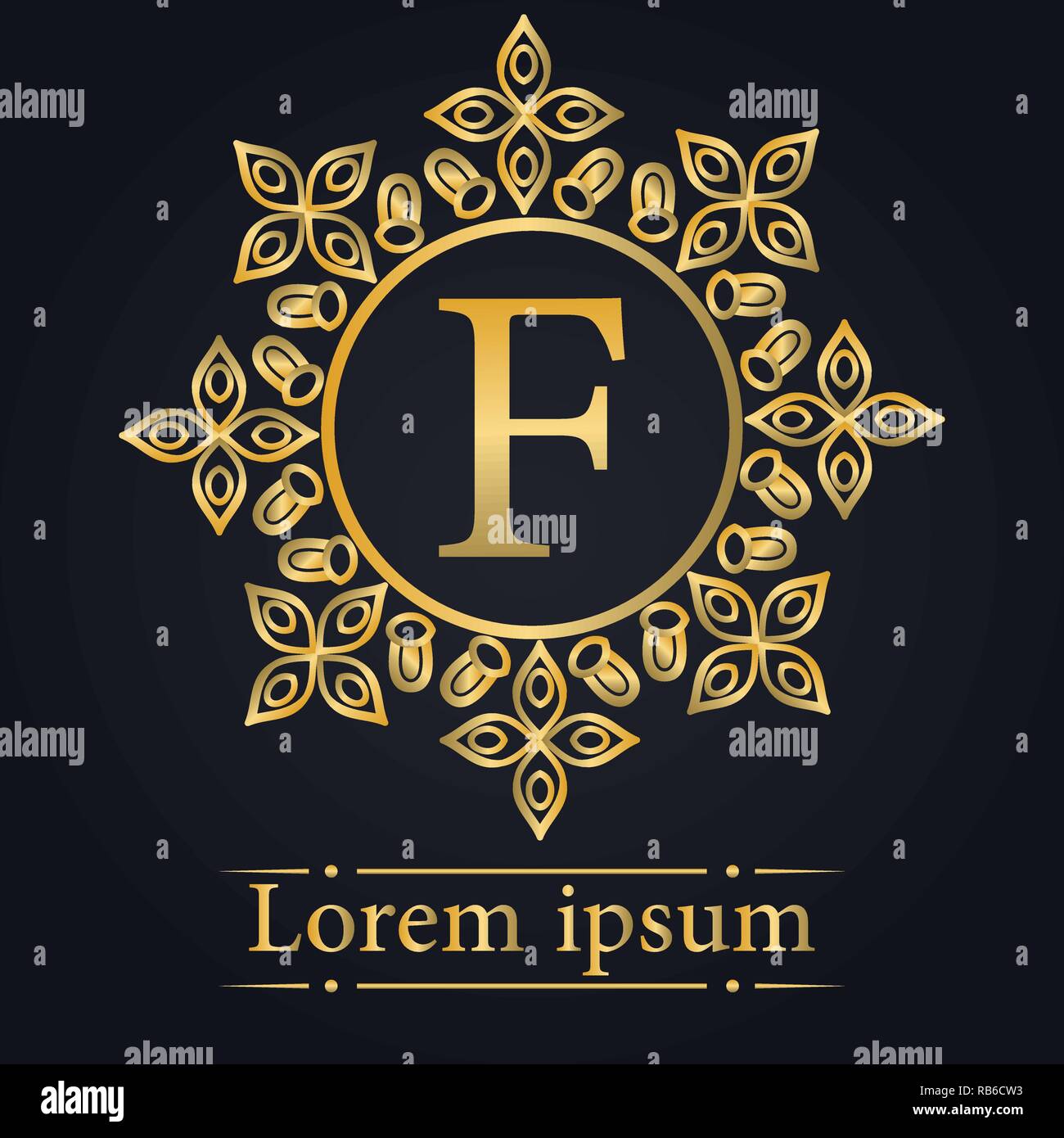 Vip letter logo design Stock Vector Images Alamy