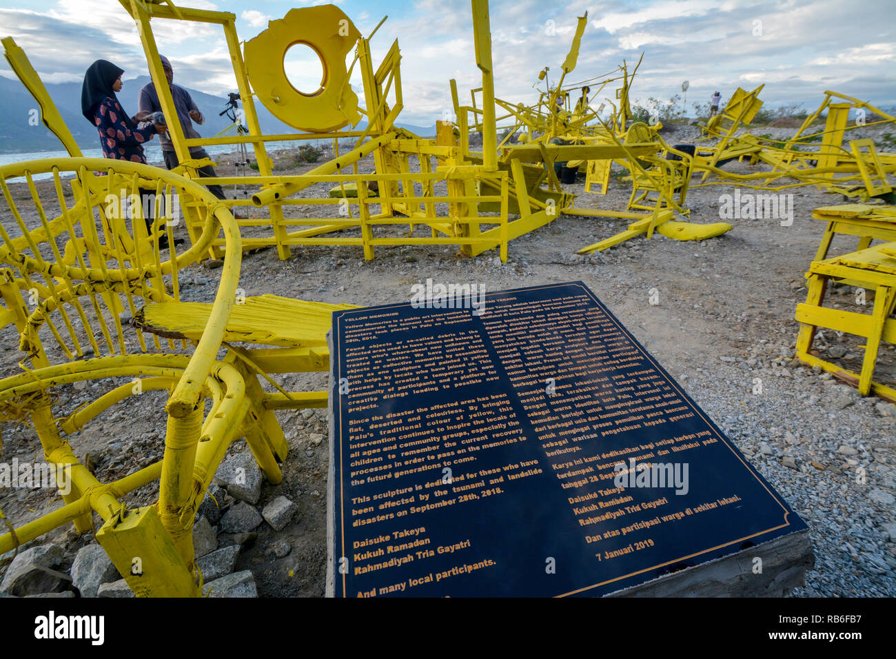 Palu Central Sulawesi Indonesia 7th Jan 2019 Debris From