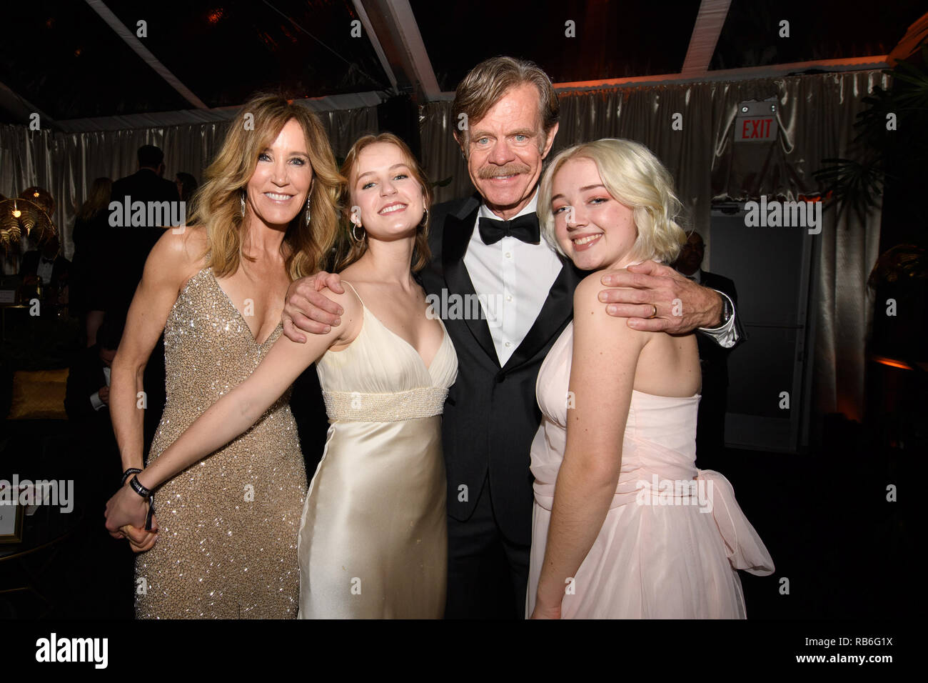 William Macy Felicity Huffman Daughters Stock Photos William Macy