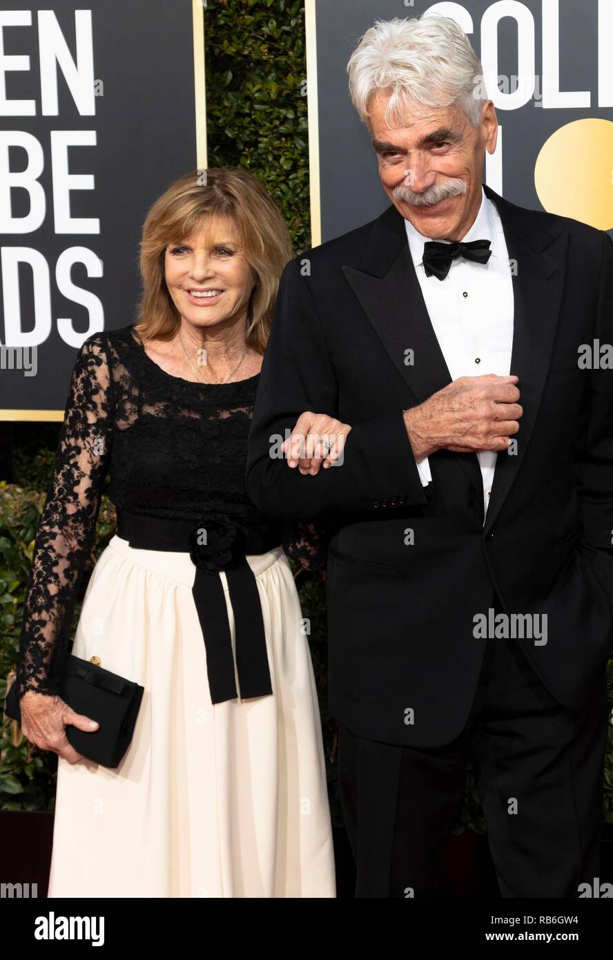 Katharine Ross and Sam Elliott attend the 76th Annual Golden Globe ...