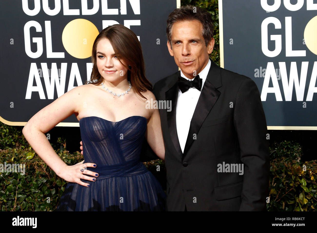 Ben Stiller and his daughter Ella Stiller attending the 76th Annual
