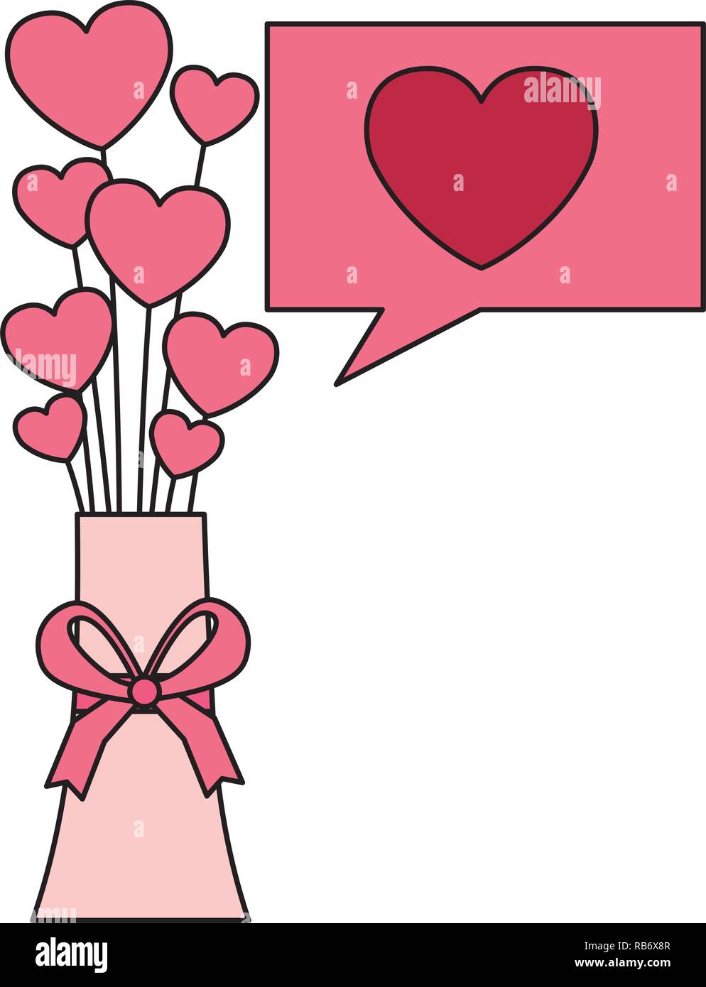 valentine day card Stock Vector Image & Art - Alamy
