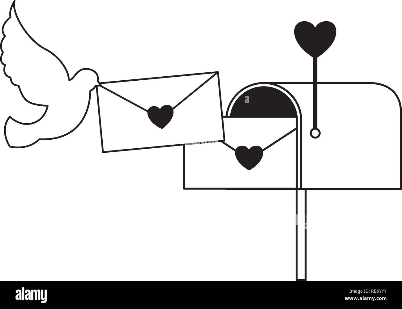 valentine day card Stock Vector Image & Art - Alamy