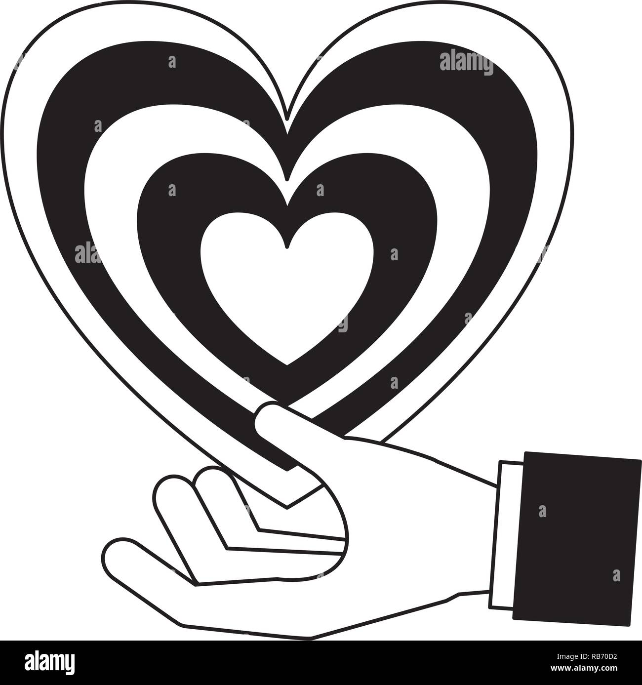 valentine day card Stock Vector Image & Art - Alamy
