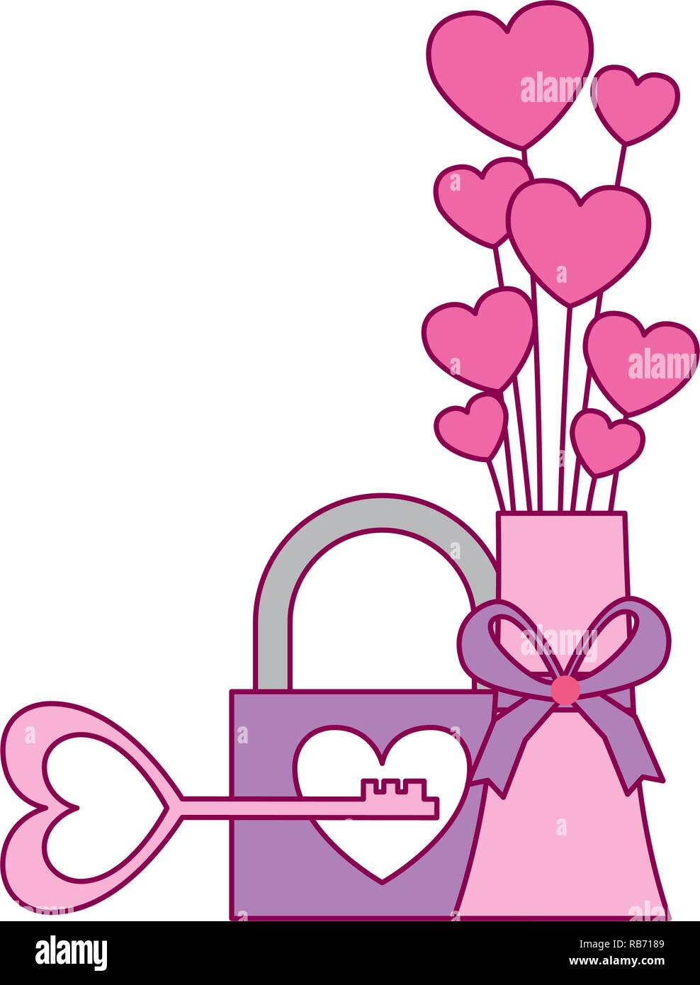 valentine day card Stock Vector Image & Art - Alamy