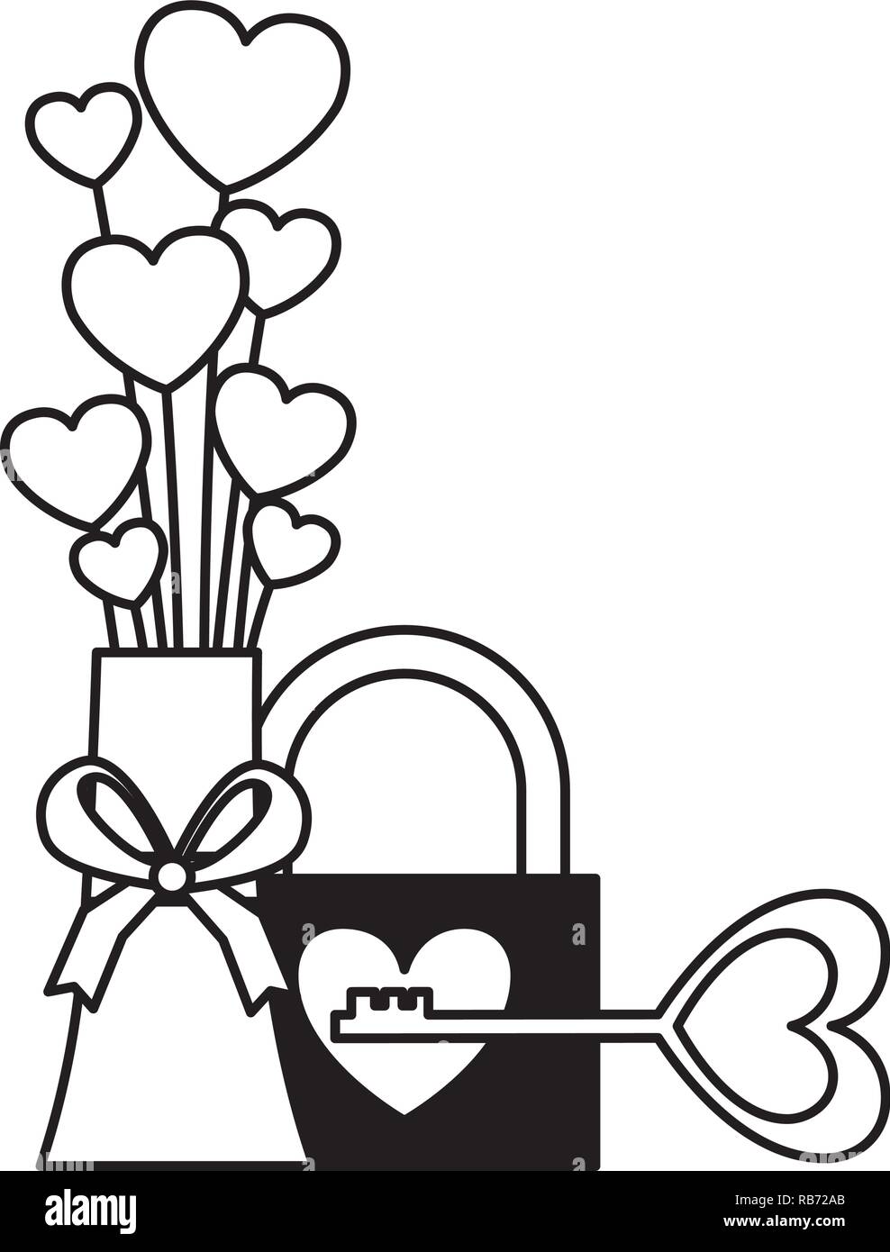 Valentine Day Card Stock Vector Image Art Alamy