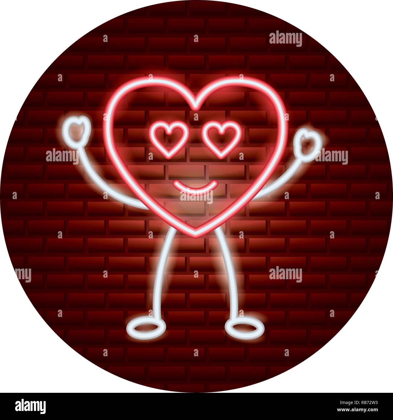 valentine day neon Stock Vector Image & Art - Alamy