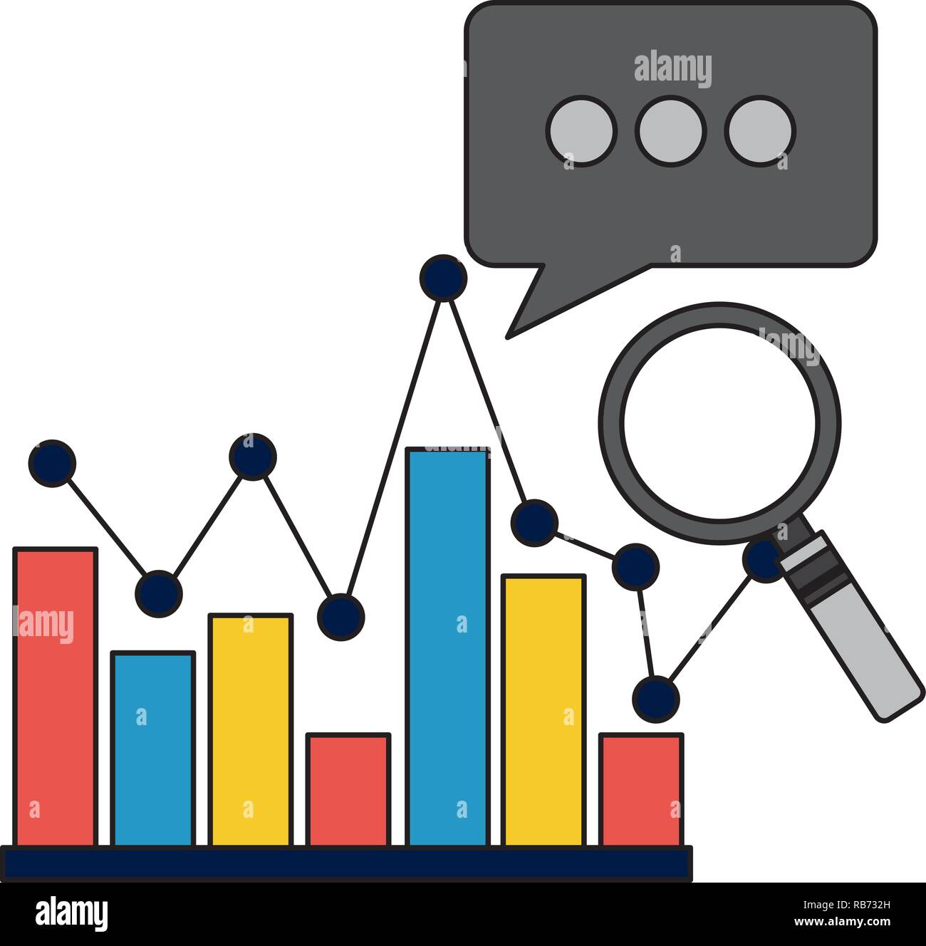 business chart report Stock Vector Image & Art - Alamy