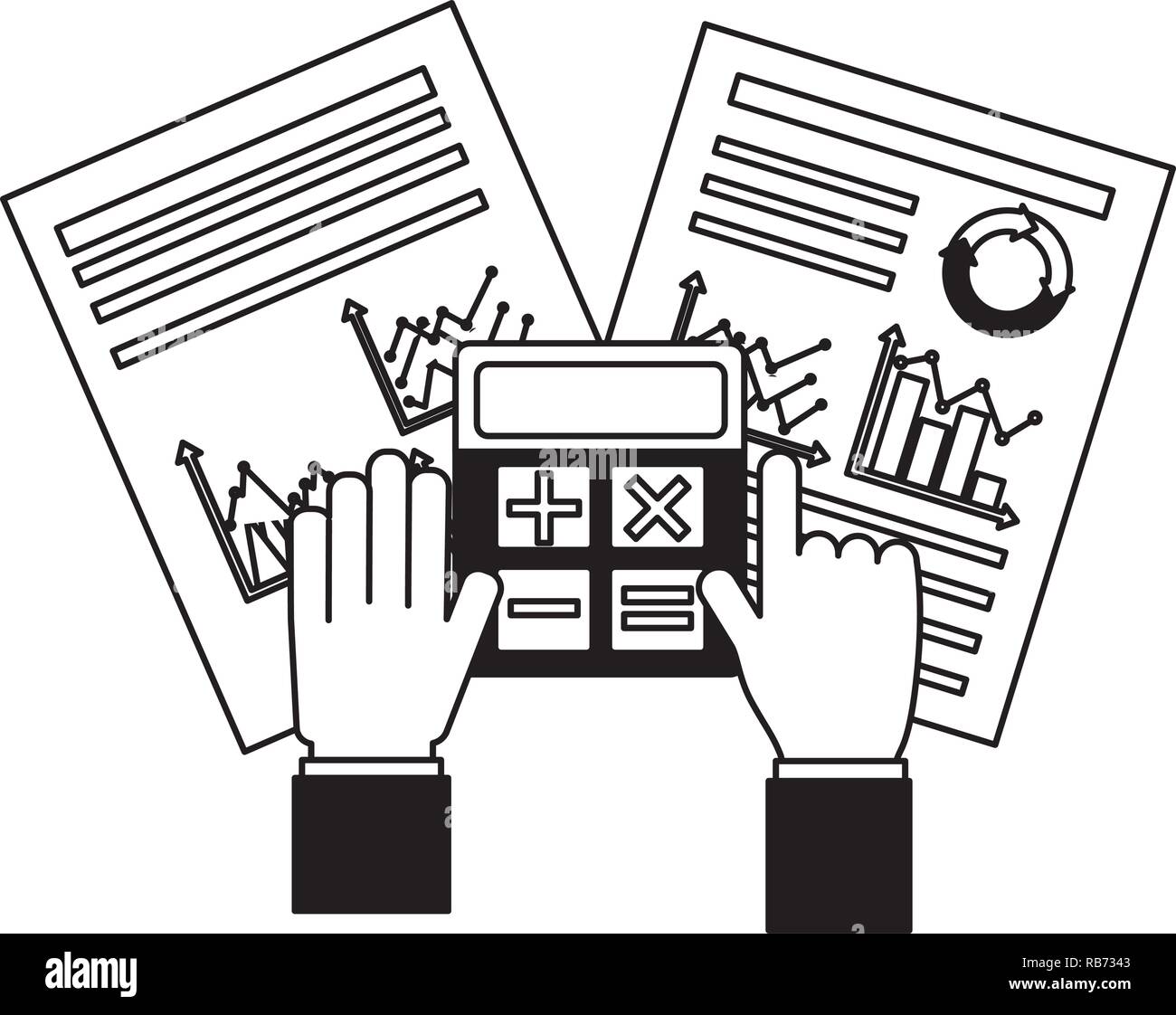 business chart report Stock Vector Image & Art Alamy
