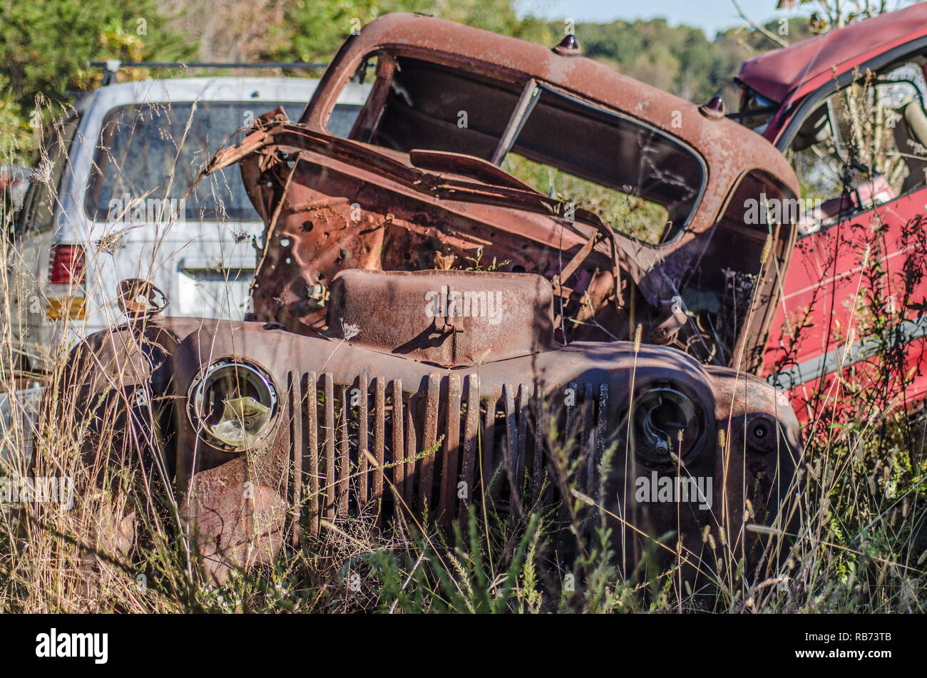 Junk Yard Scrap Yard In High Resolution Stock Photography and Images ...
