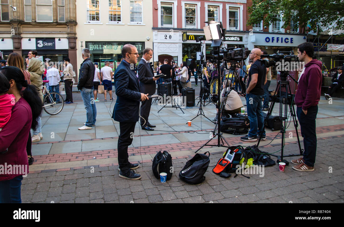 St Ann's Square Manchester Arena Attack Virgil Stock Photo Alamy