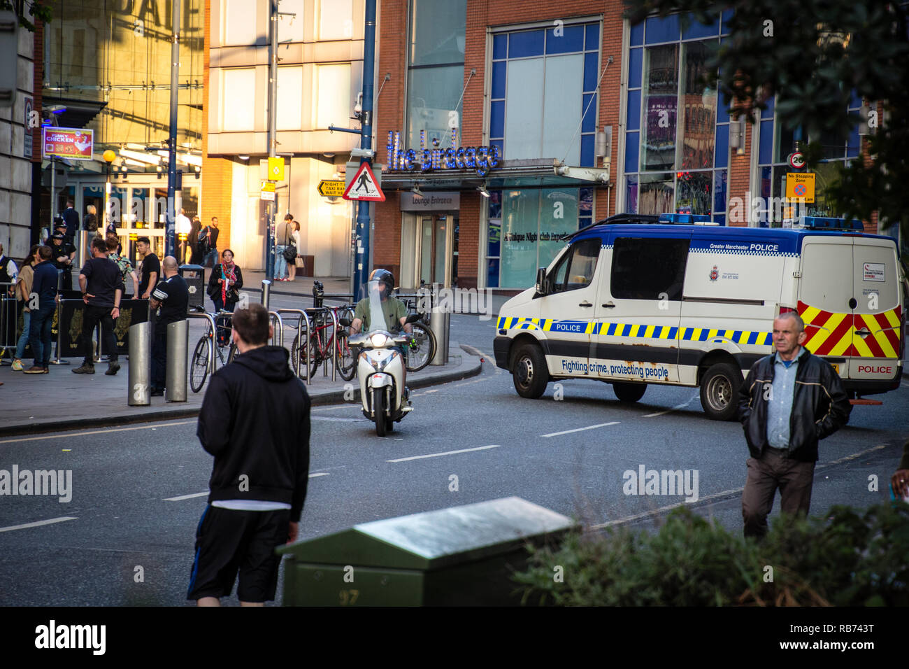 St Ann's Square Manchester Arena Attack Virgil Stock Photo Alamy