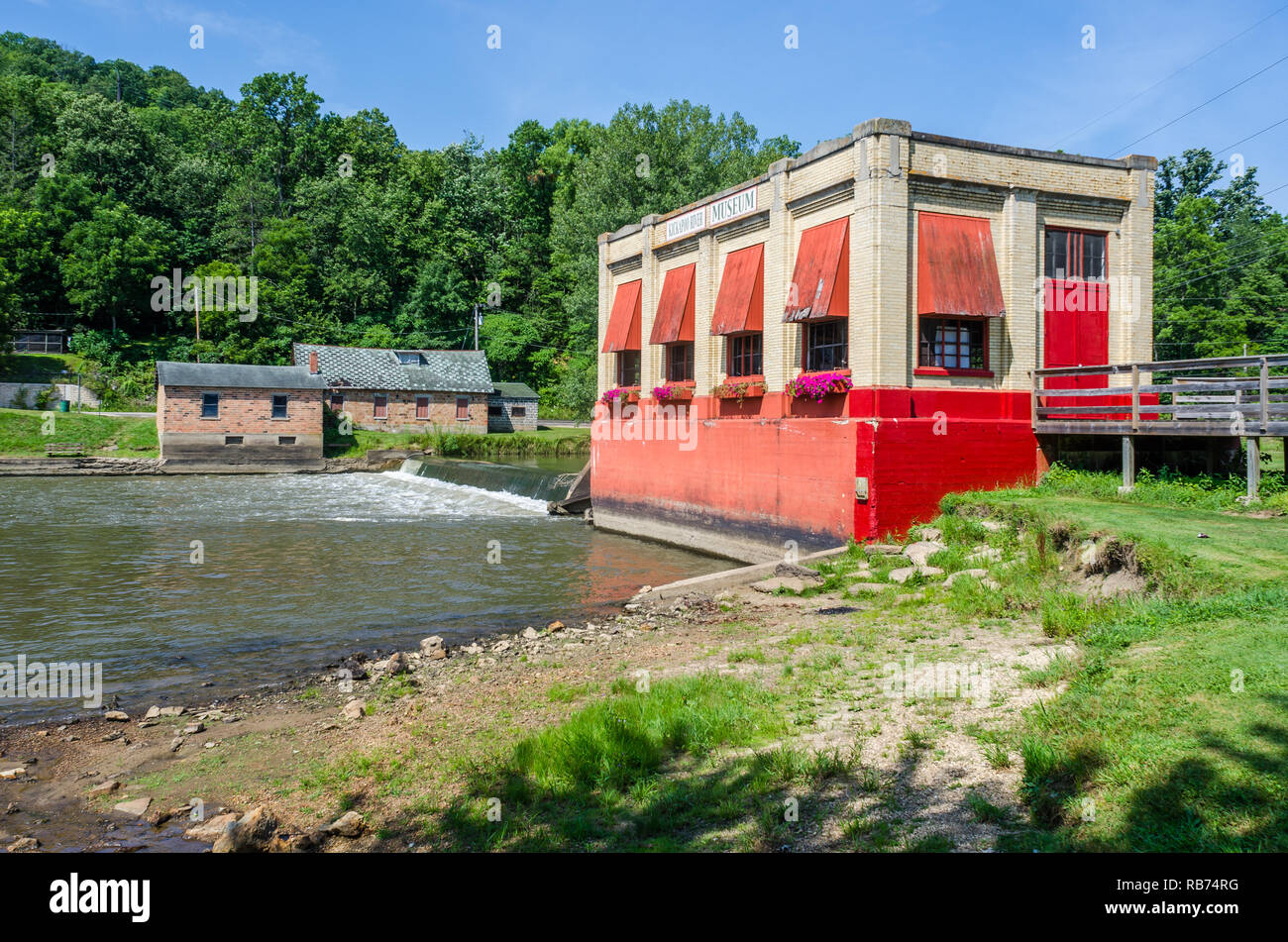 Kickapoo River Museum Stock Photo