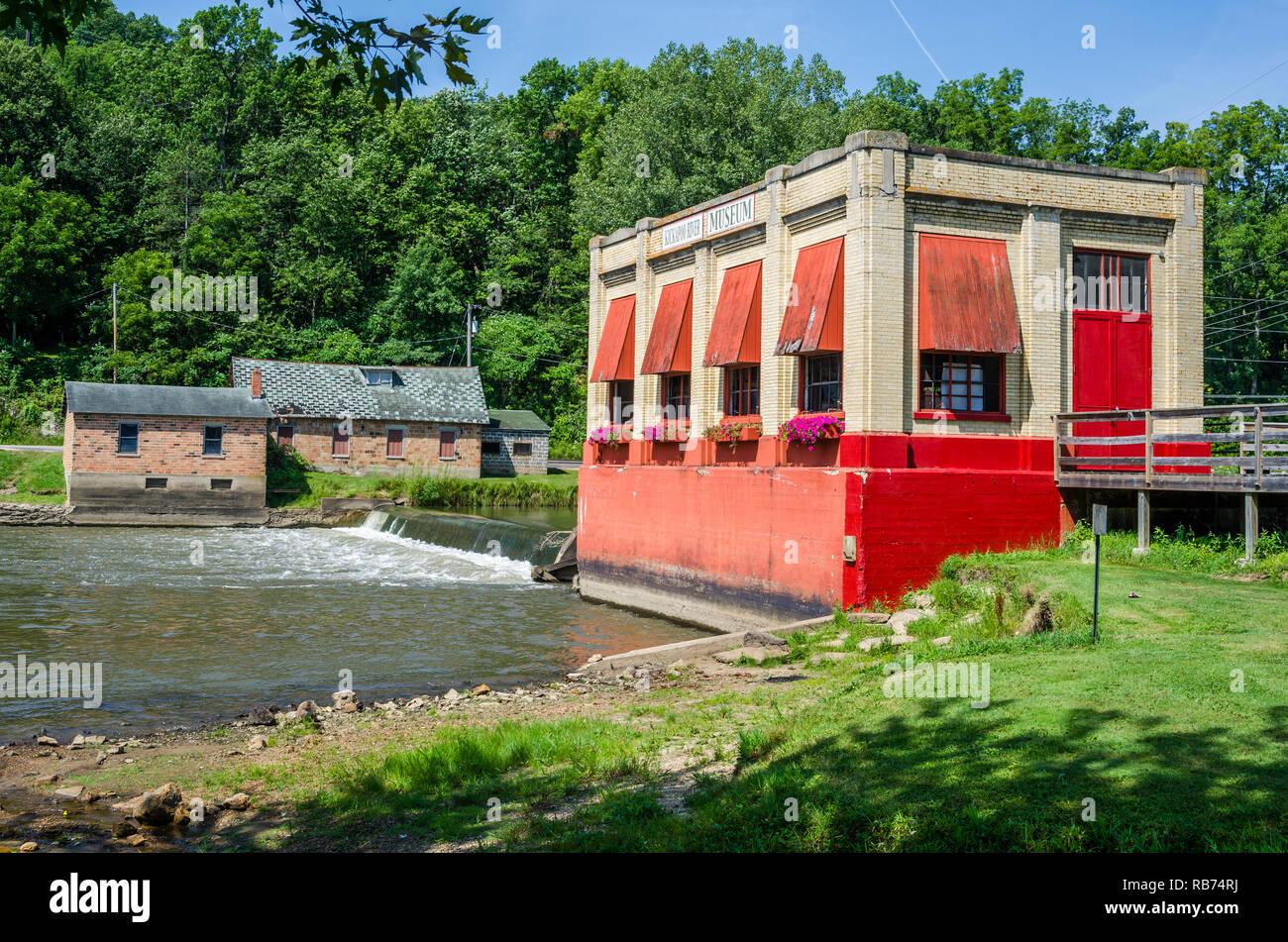 Kickapoo River Museum Stock Photo