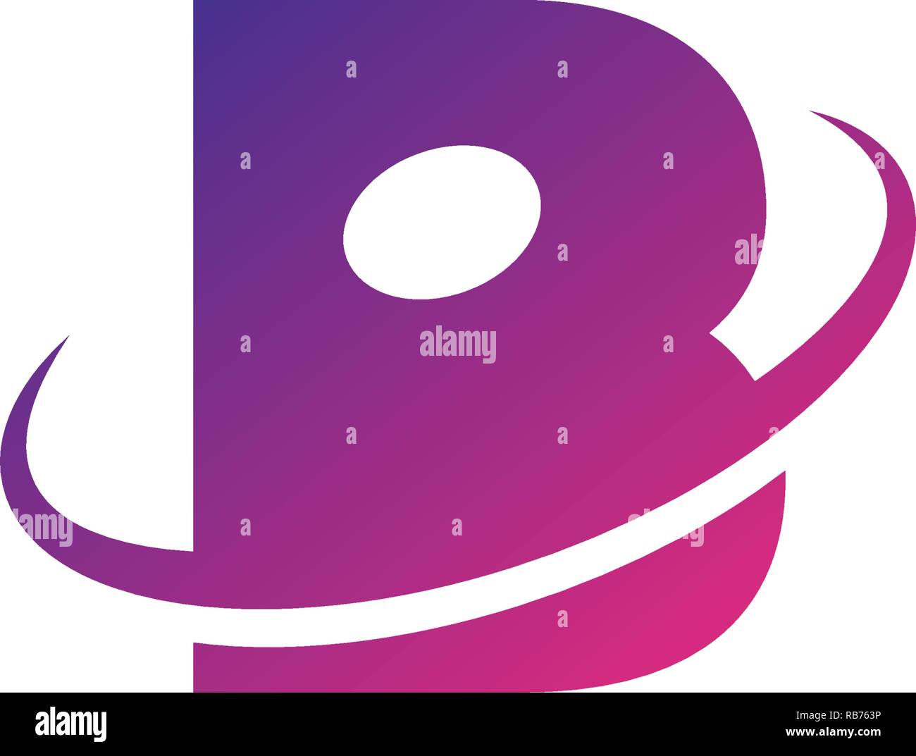 letter B creative logo template vector illustrator, isolated elements ...
