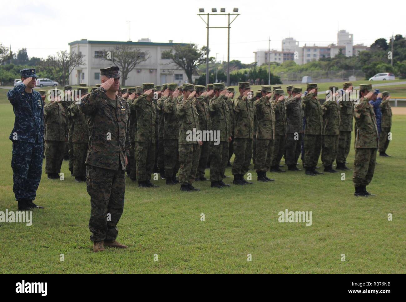 Japanese And U S Service Members Gather For The Closing Ceremony Of Yama Sakura 71 At Camp