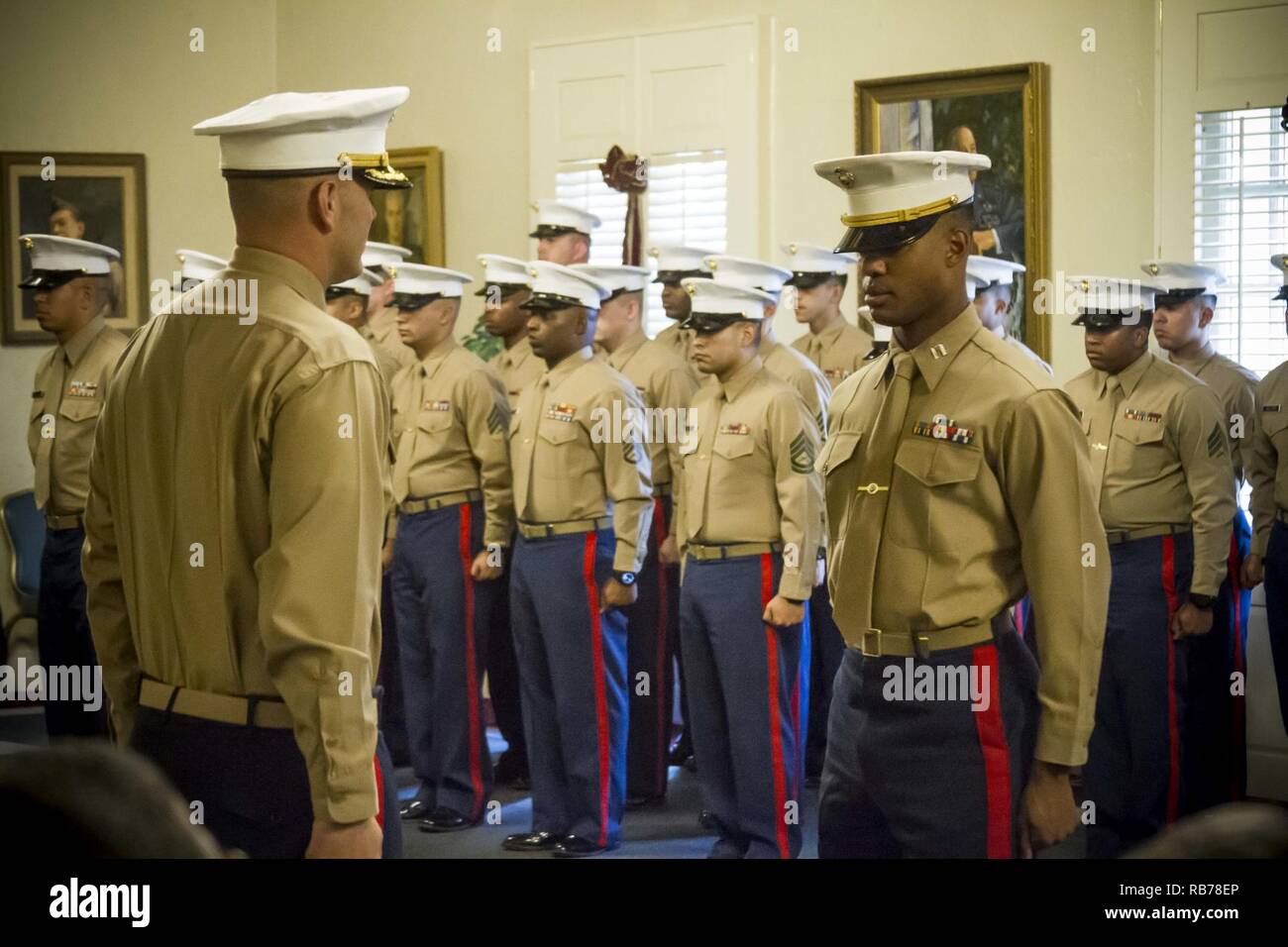 Commanding Officers Inspection Recruiting station commanding officers hi-res stock photography and ...