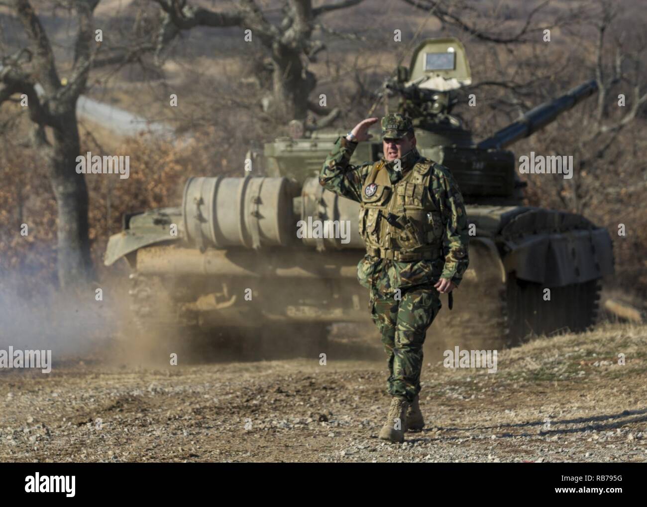 Bulgarian tanks train alongside U.S. Marines from the Black Sea ...