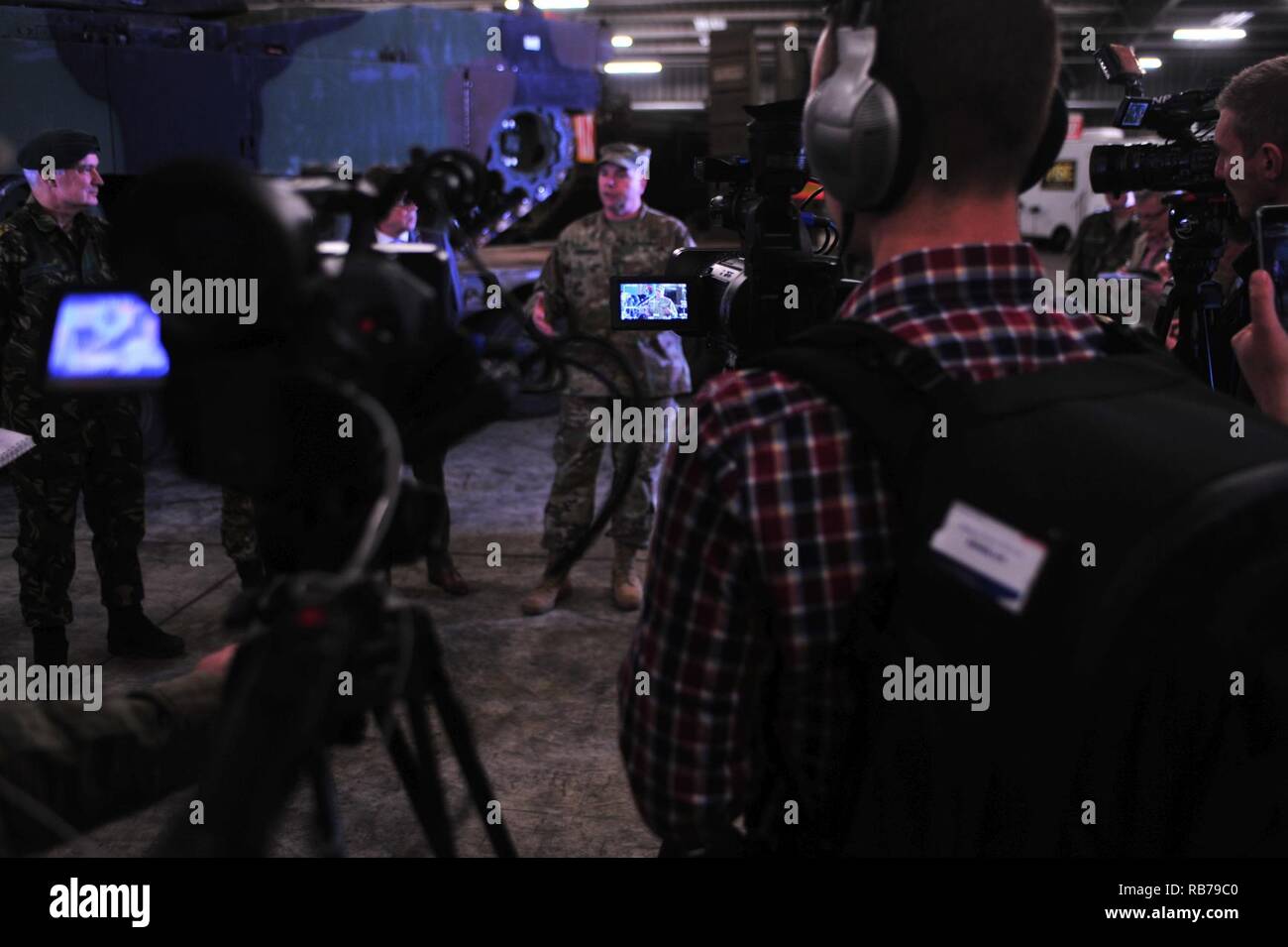 Lt. Gen. Ben Hodges, commanding general, U.S. Army Europe speaks to