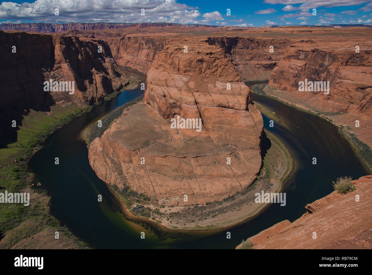 The Famous Horseshoe bend near Grand Canyon and Antelope Canyon in