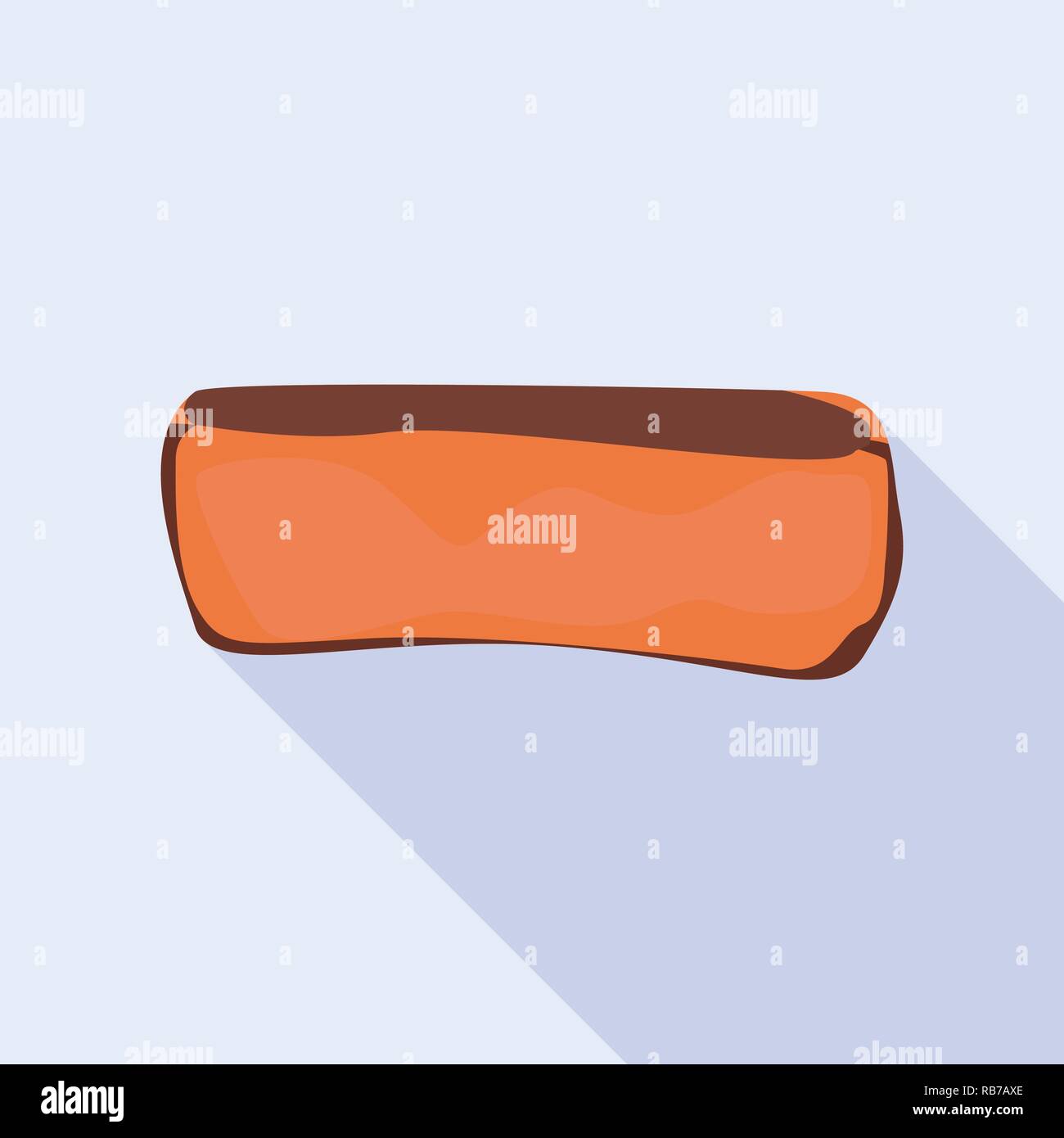 Meat steak icon, flat style Stock Vector Image & Art - Alamy