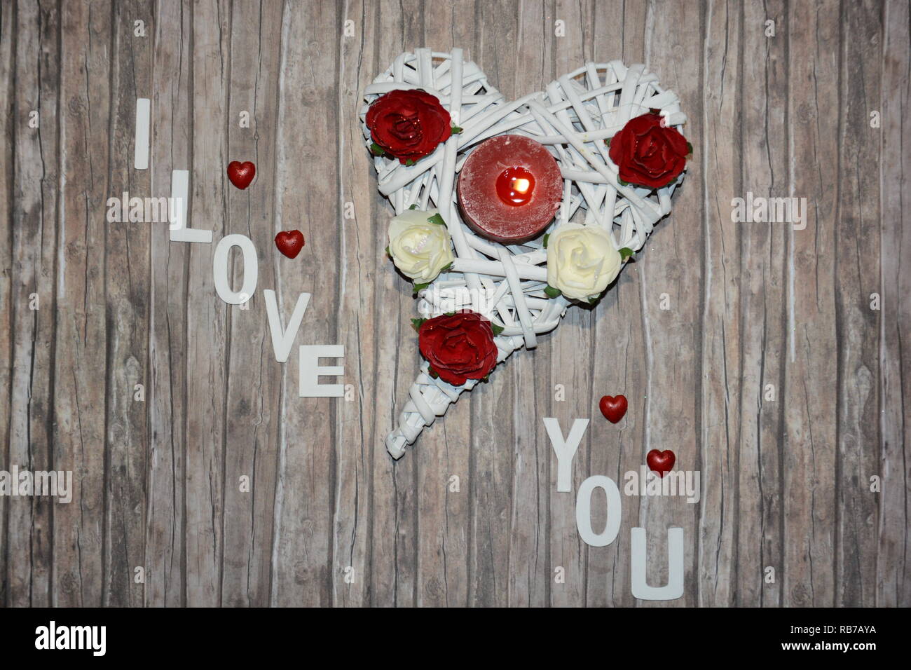 Liebe, Love, Valentinstag, Hochzeit Stock Photo