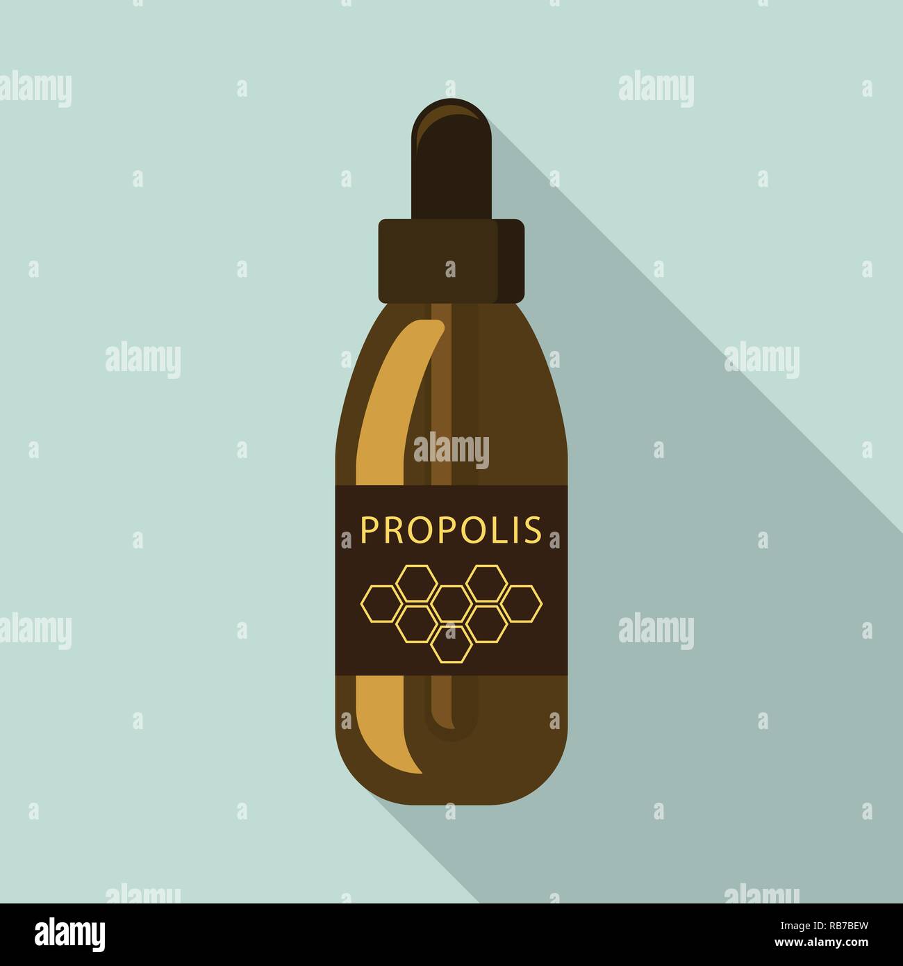 Propolis dropper icon, flat style Stock Vector Image & Art - Alamy