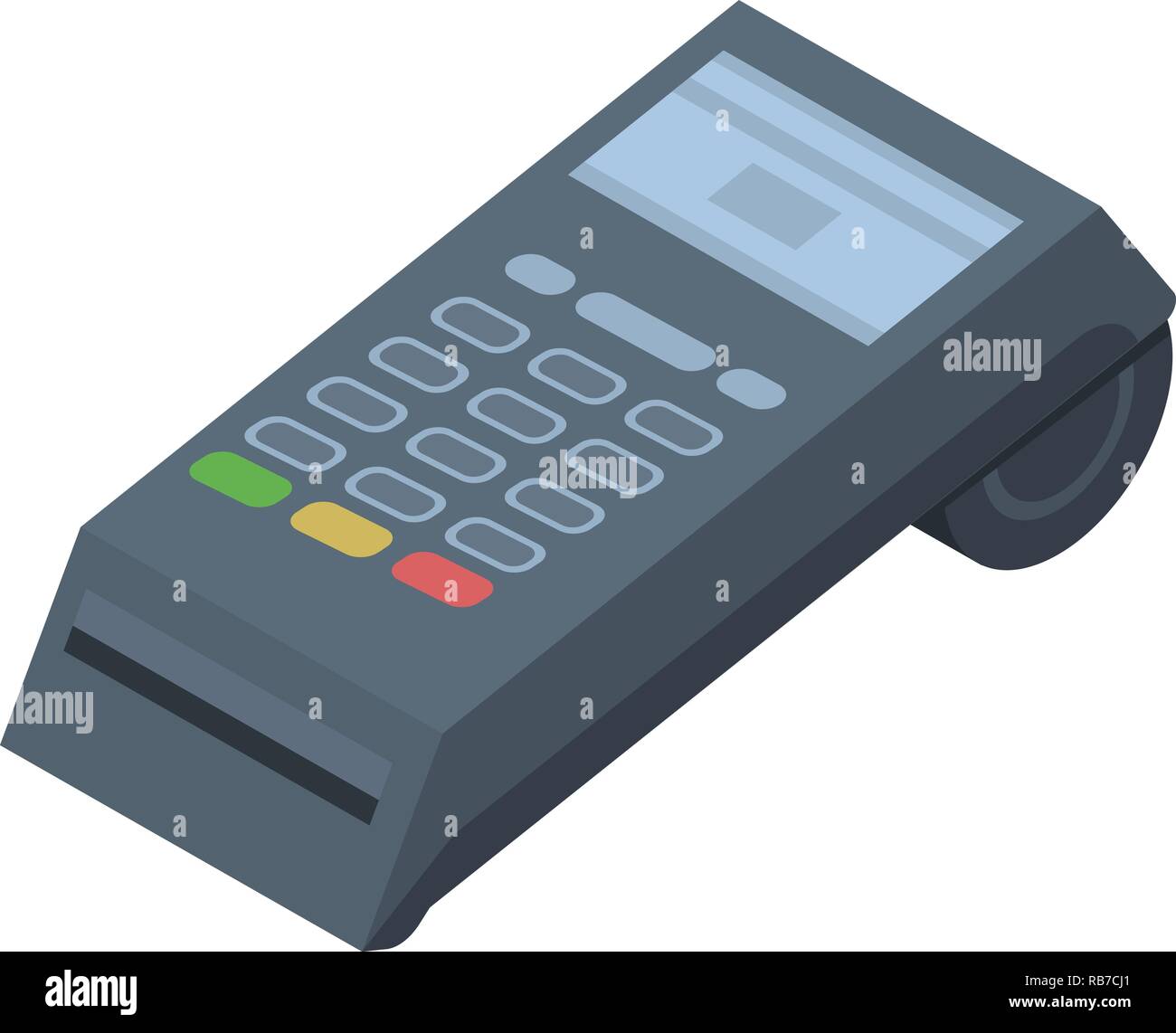 Cartoon pos machine cash Stock Vector Images - Alamy