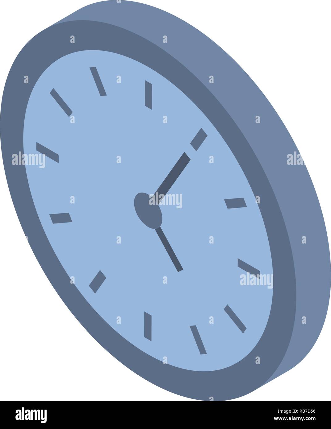 Wall clock icon, isometric style Stock Vector Image & Art - Alamy
