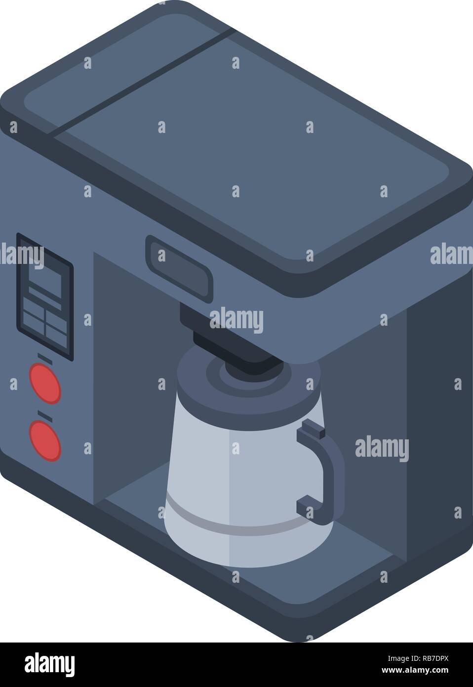Coffee machine icon, isometric style Stock Vector Image & Art - Alamy