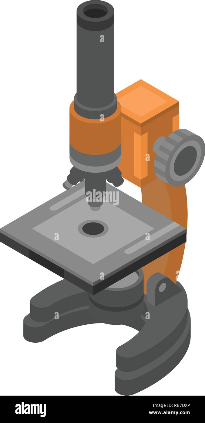 Lab microscope icon, isometric style Stock Vector Image & Art - Alamy