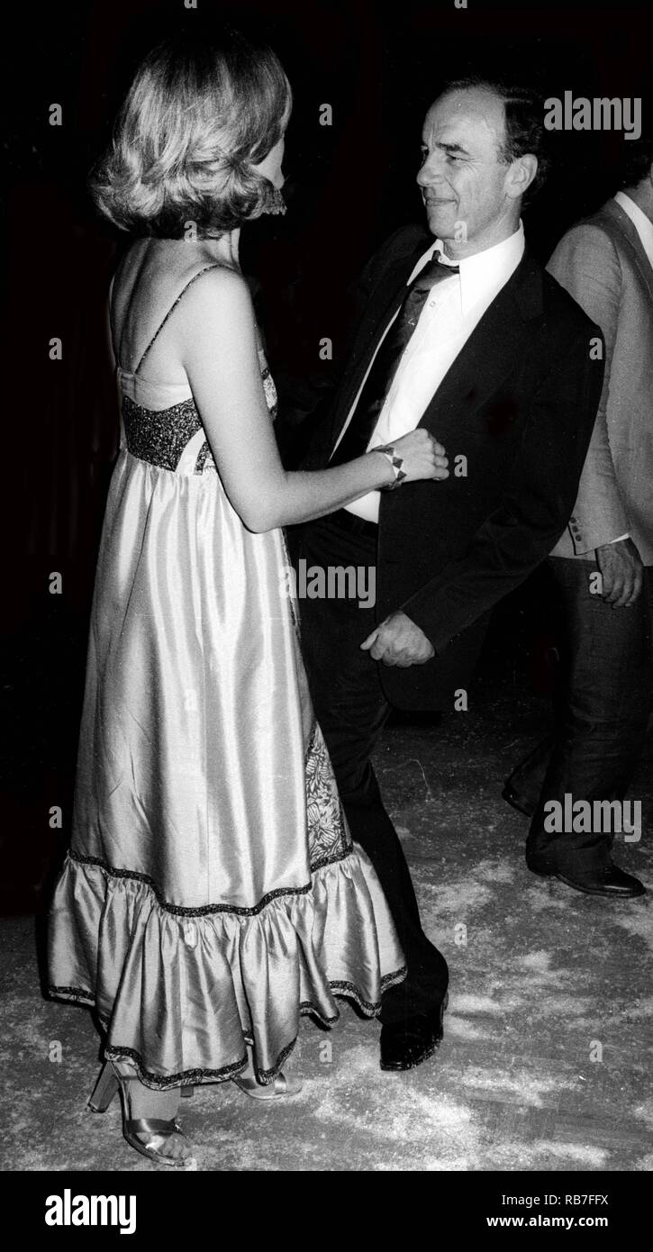 Rupert Murdoch wife Anna Murdoch at Studio 54 1977 Photo By Adam Scull