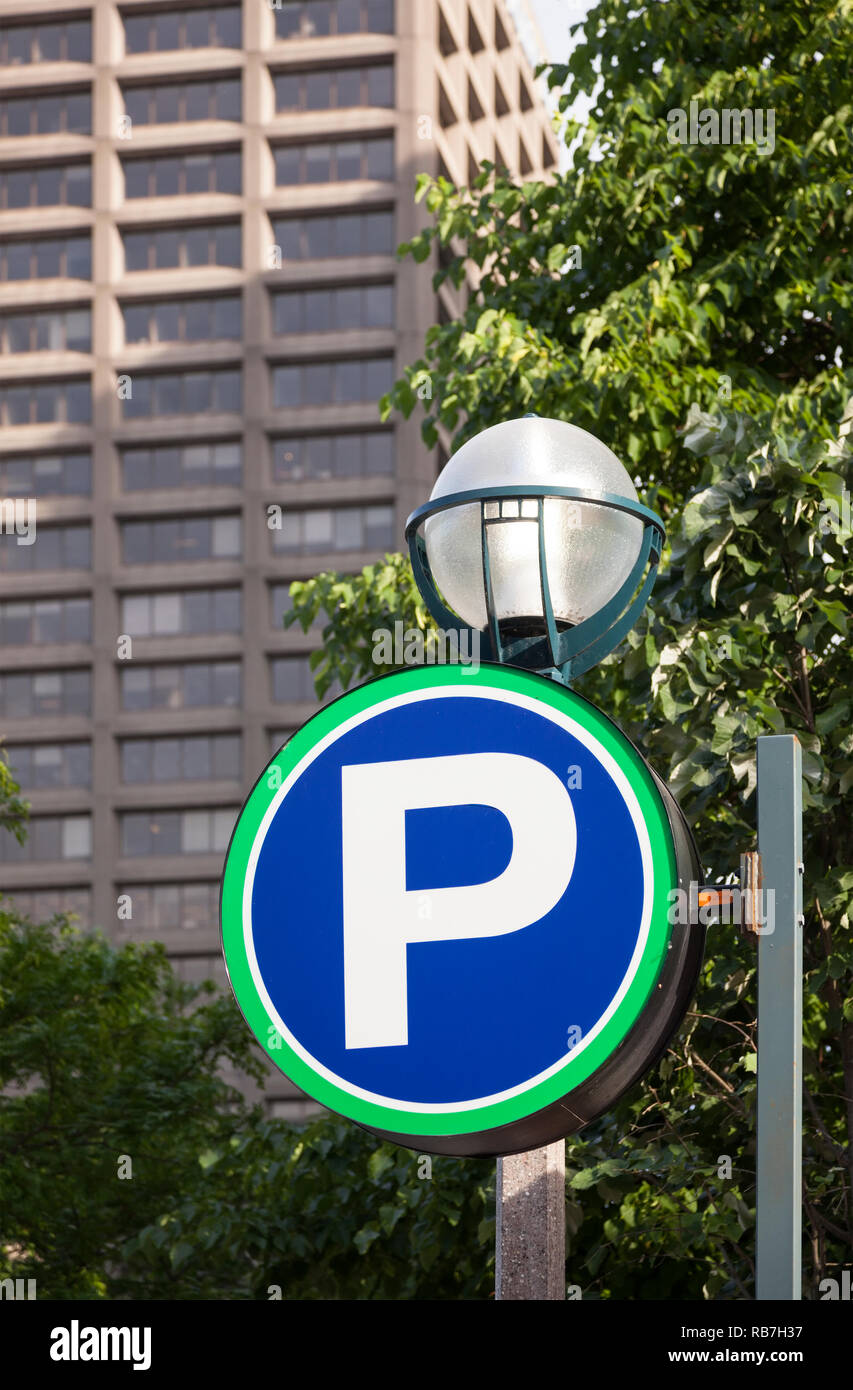 Public parking sign toronto hires stock photography and images Alamy