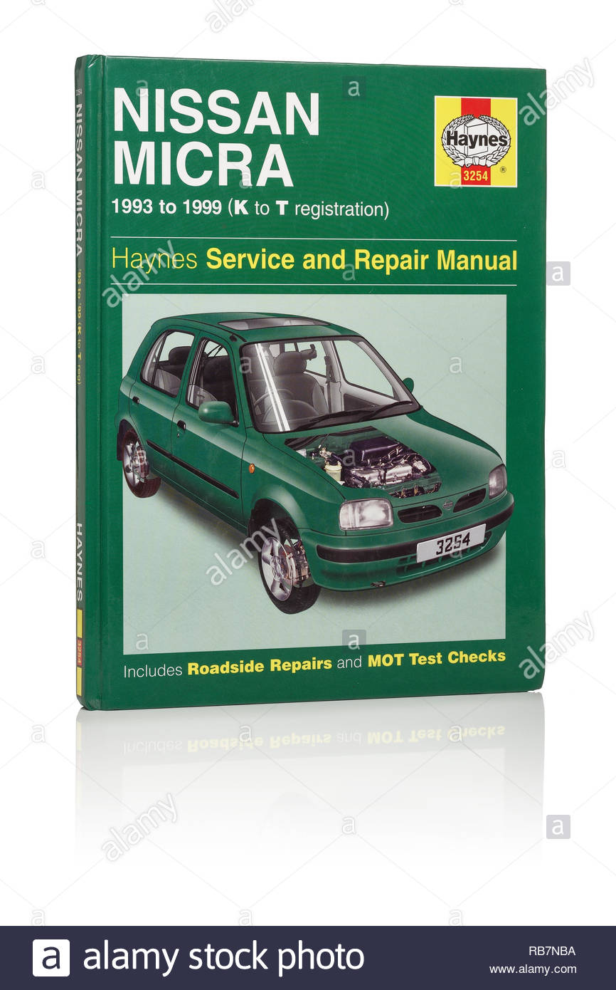 Haynes service and repair manual for a Nissan Micra