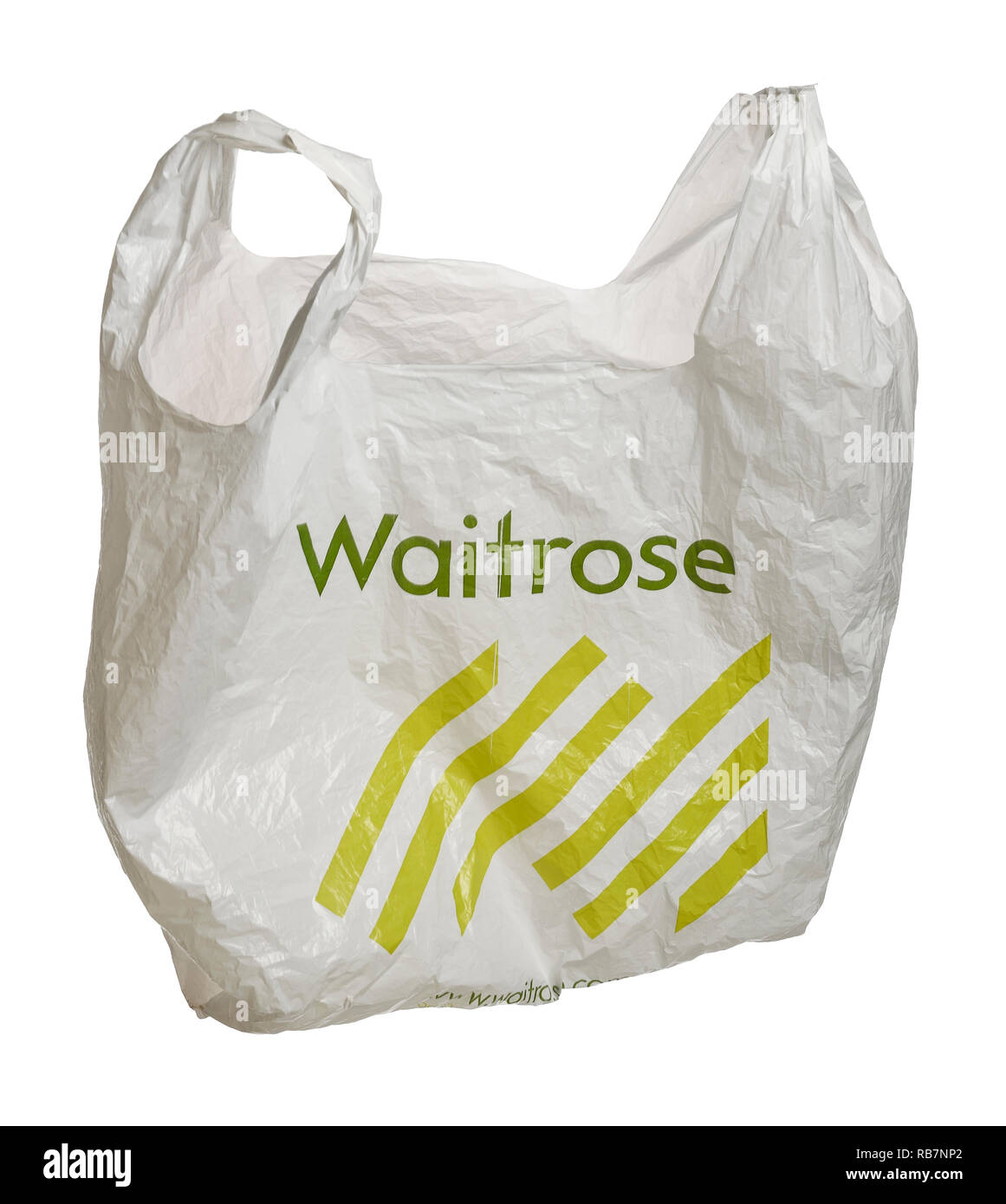 A Waitrose supermarket carrier bag Stock Photo - Alamy