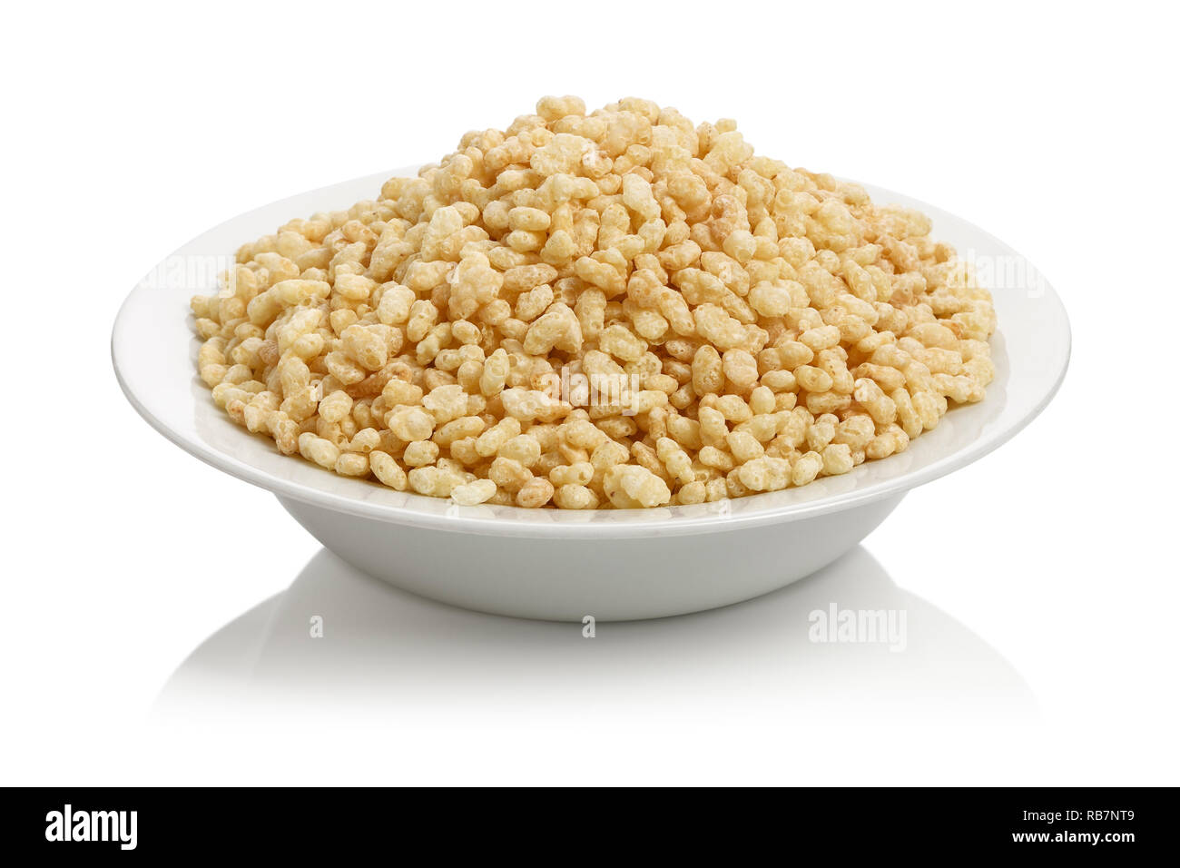 A bowl filled with Kellogg's Ricicles breakfast cereal Stock Photo