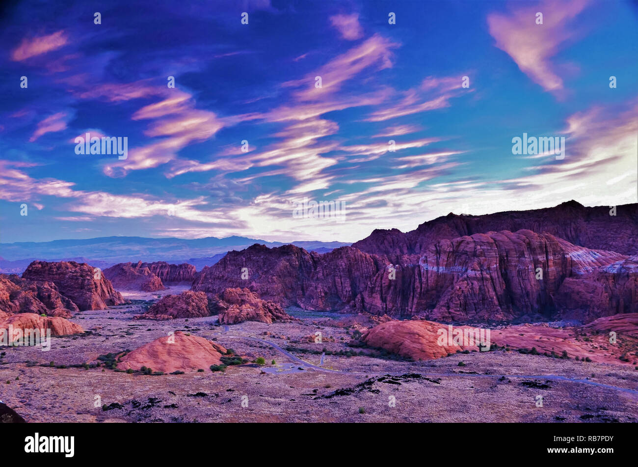 St george utah sunset hi-res stock photography and images - Alamy