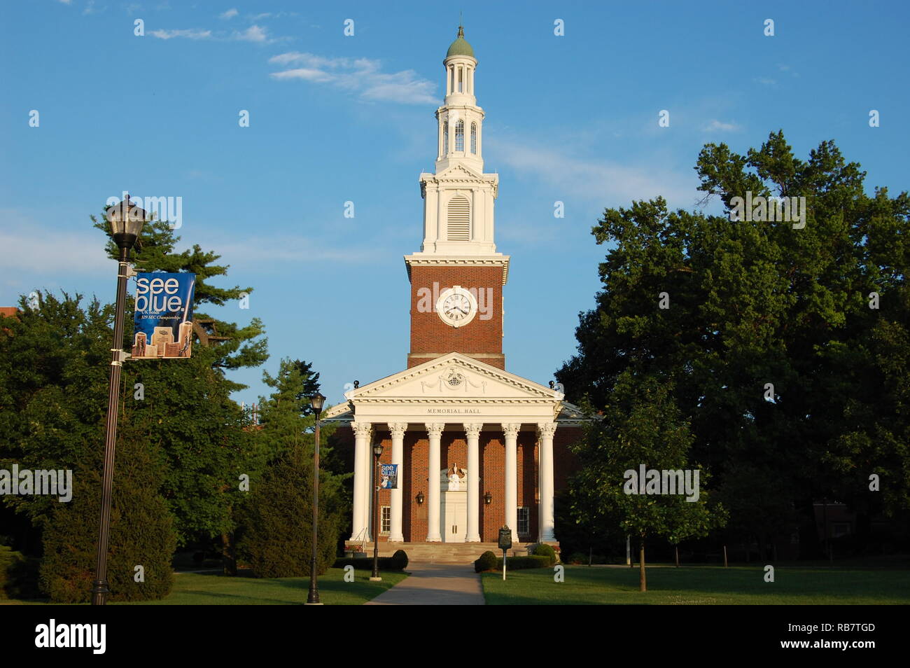 Memorial Hall on the University of Kentucky (USA) Stock Photo