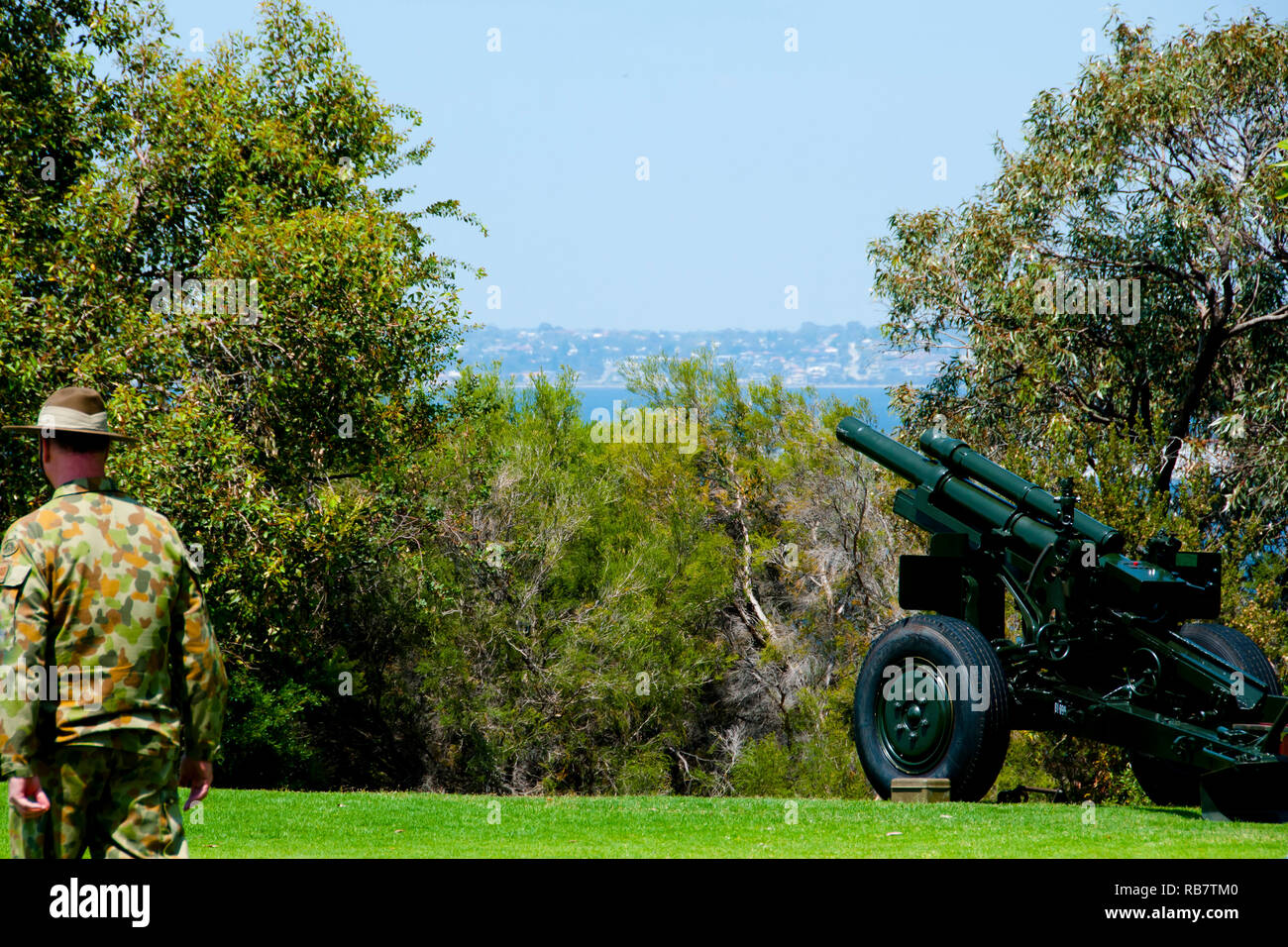 Remembrance Day Gun Salute Stock Photo - Alamy