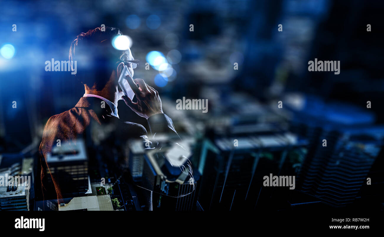 Working day and night Stock Photo Alamy