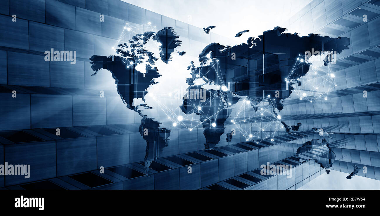 Modern international business Stock Photo Alamy