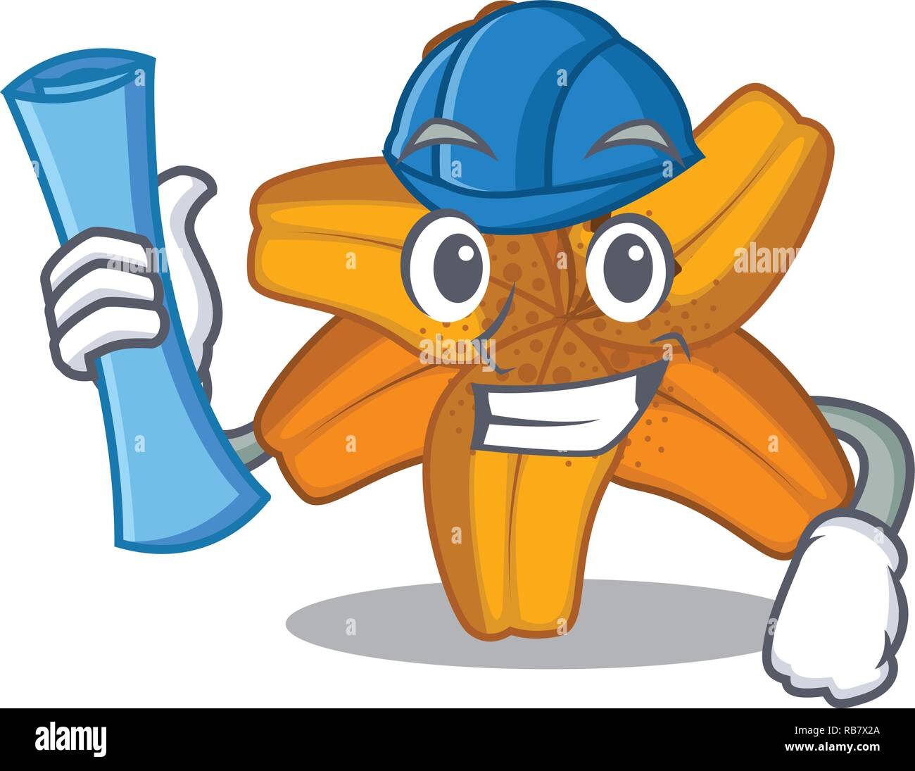 Architect tiger lily flowers in pot characters Stock Vector Image & Art