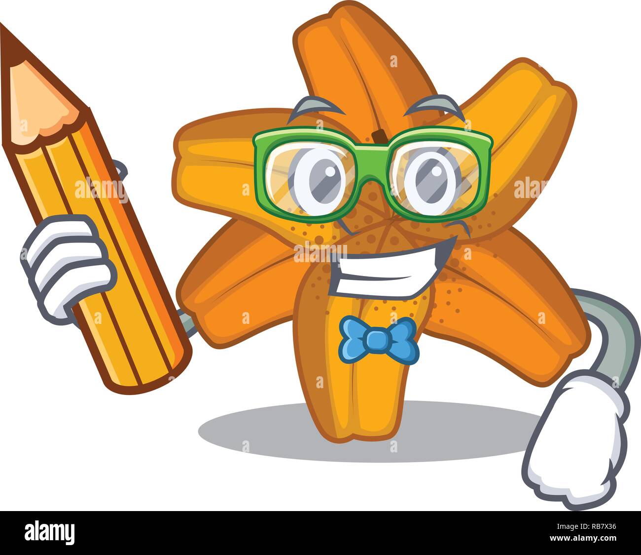 Student tiger lily flowers in pot characters Stock Vector Image & Art