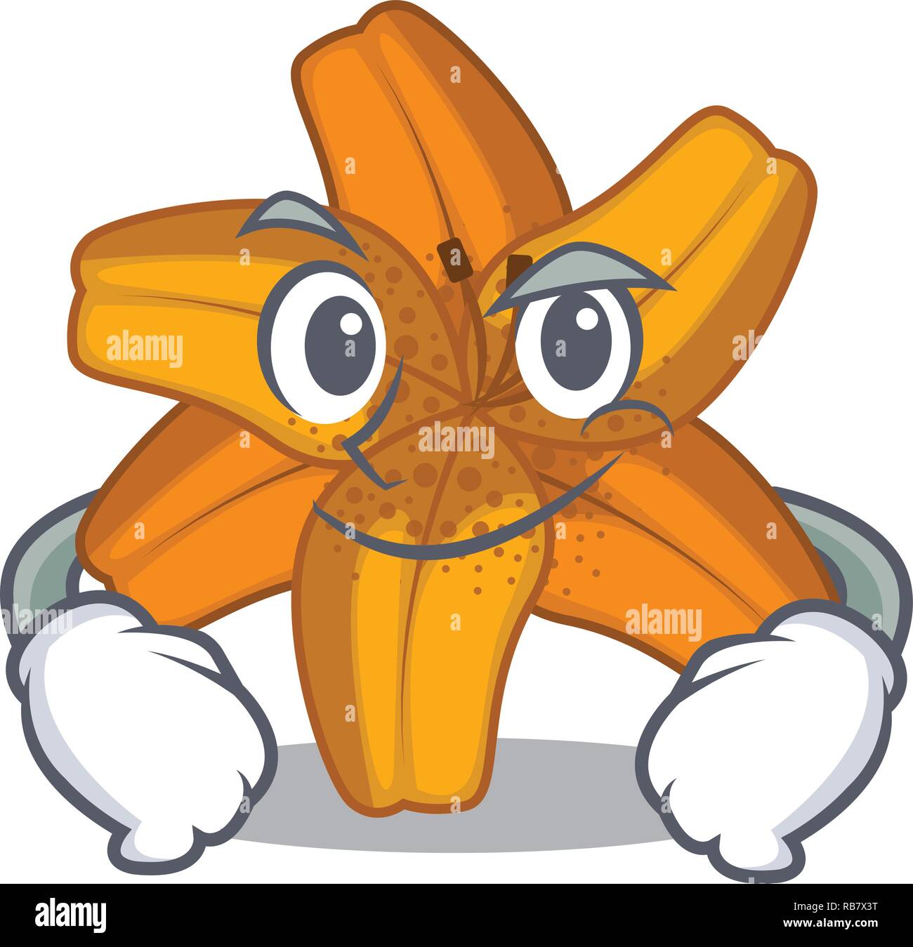 Smirking tiger lily flowers in pot characters Stock Vector Image & Art