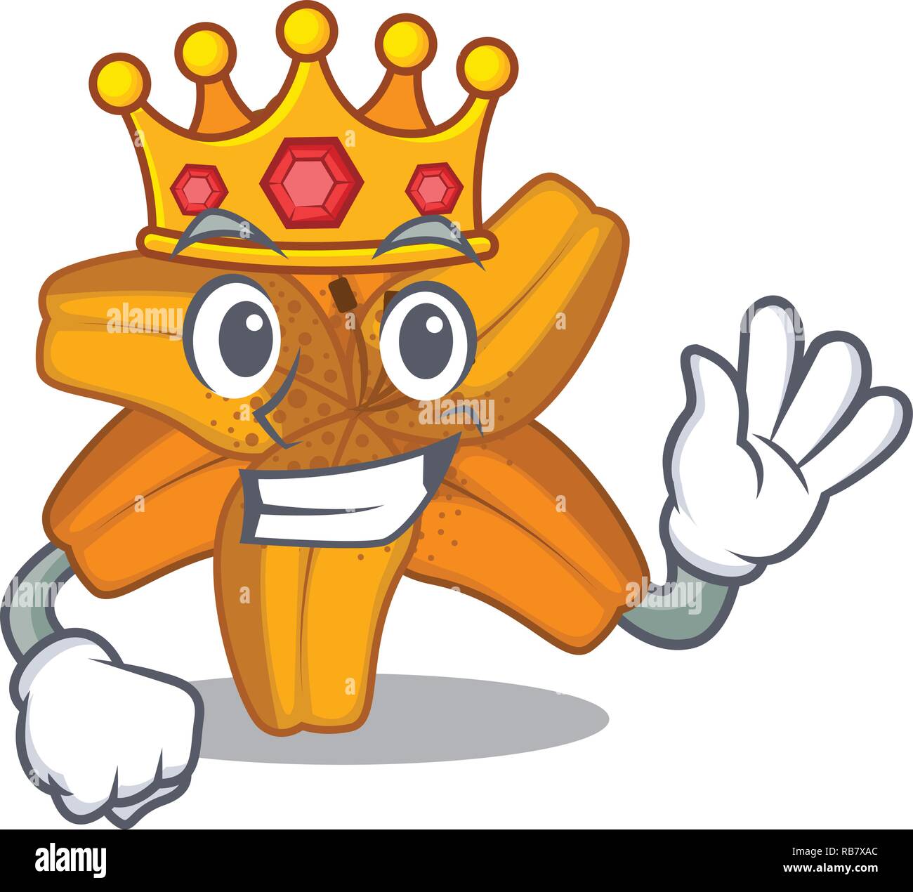 King tiger lily flower isolated on mascot Stock Vector Image & Art Alamy