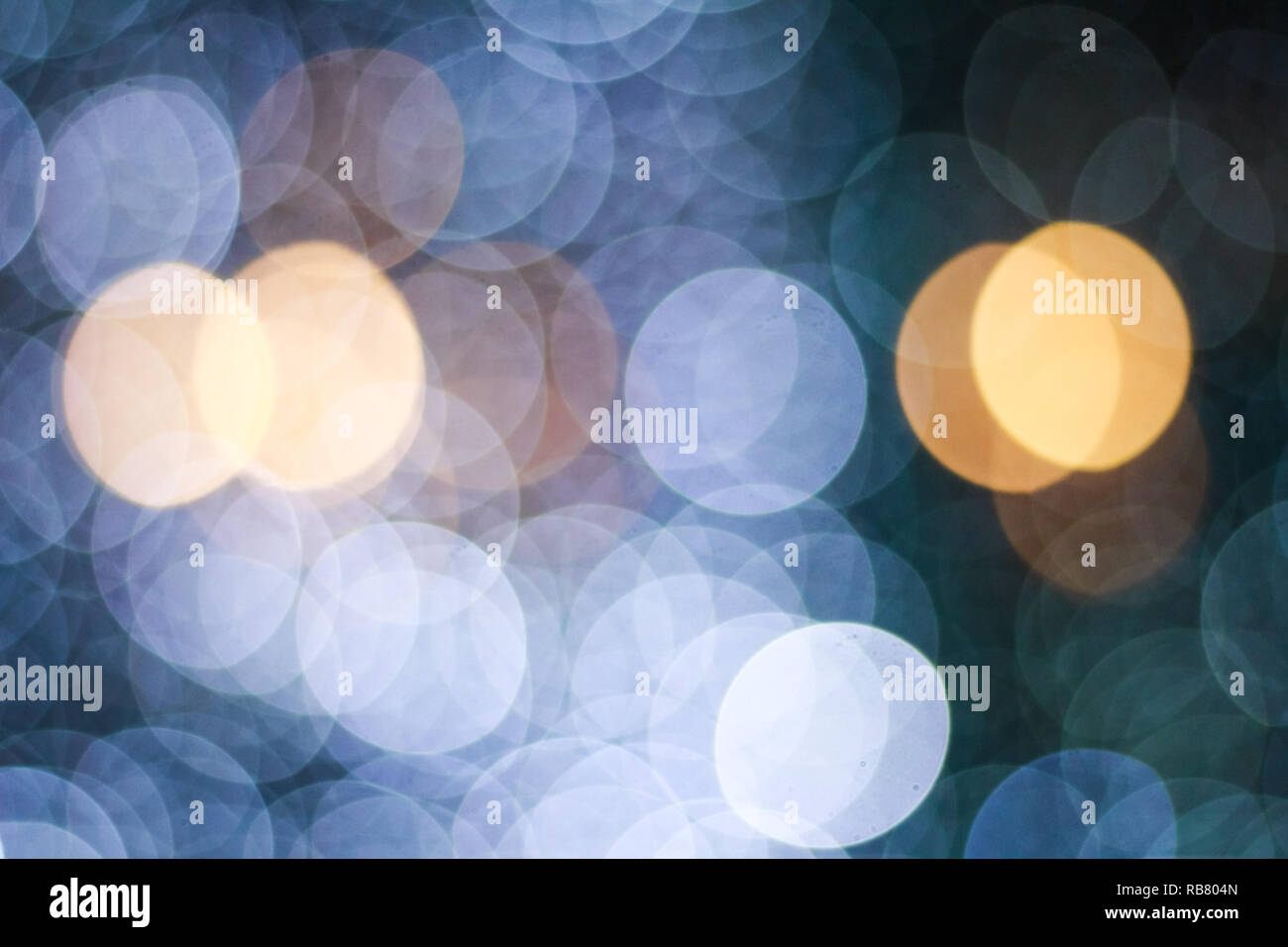 Christmas background with natural bokeh lights Stock Photo - Alamy