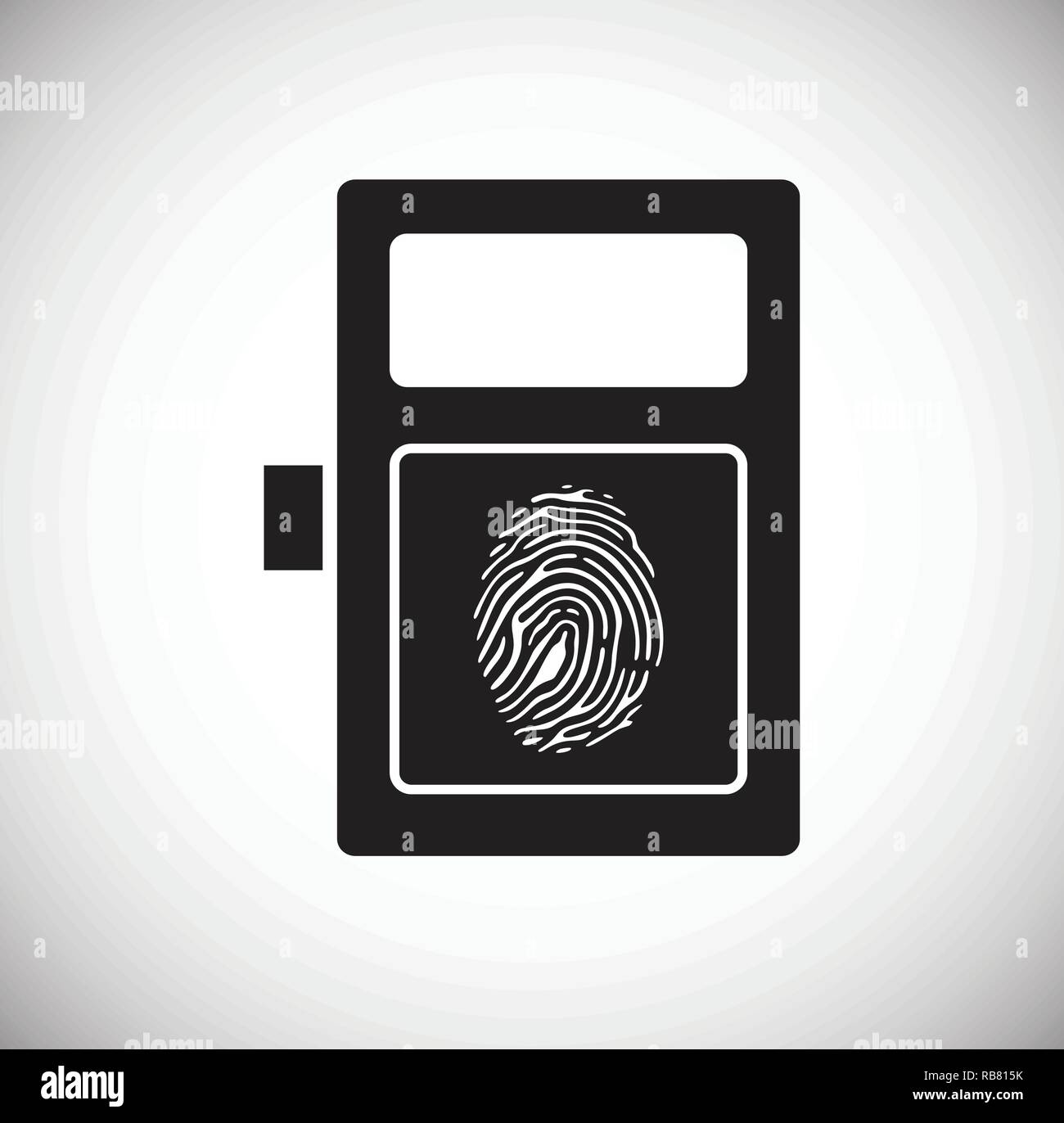 Lock icon on white background for graphic and web design, Modern simple ...